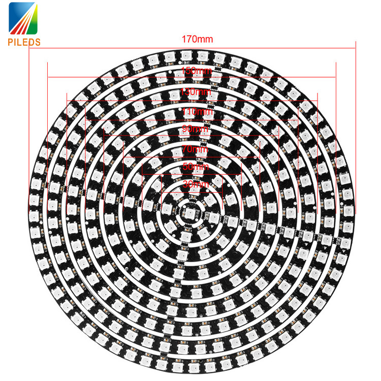 Круговой адресуемый WS2812B WS2812 SK6812 LED кольцо Галос Ангел глаз 5V чип программируемый SK9822 SPI RGB