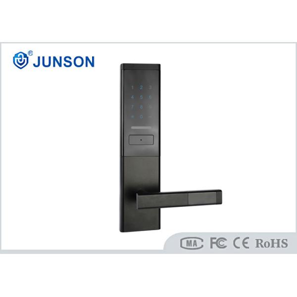 MF Card RFID Hotel Locks 13.56mhz Alkaline Batteries Stainless Steel