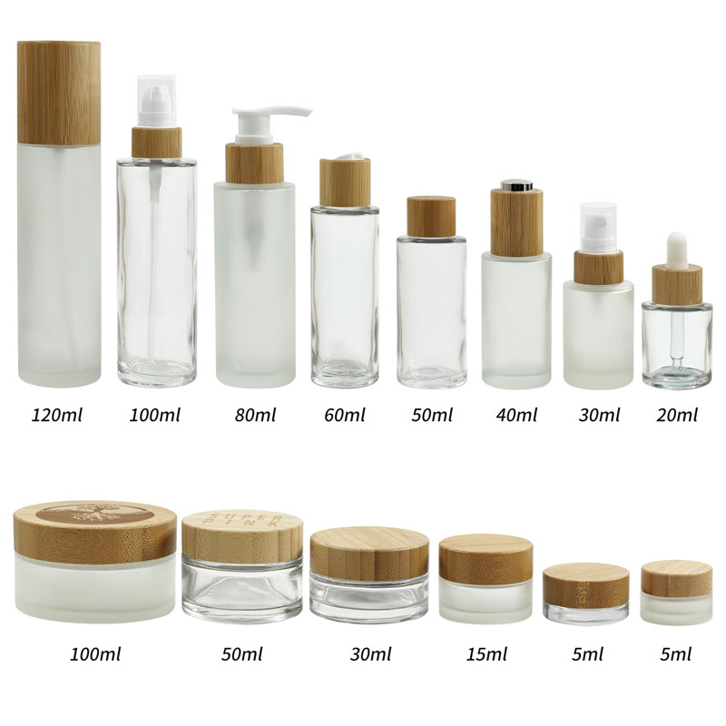 контейнеры 15ml 50ml косметические упаковывая привинчивают опарник сливк стороны капельницы стеклянный