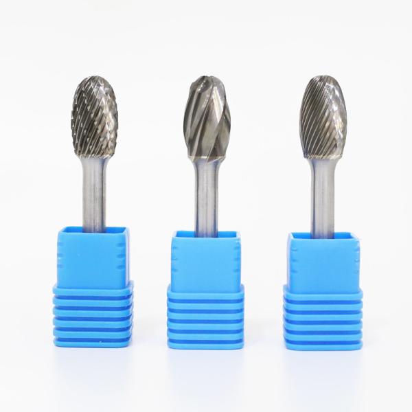 O CARBONETO de TUNGSTÊNIO OVAL das FERRAMENTAS de CORTE da FORMA ESMERILA o DIÂMETRO de PATA SE-5 de 6MM