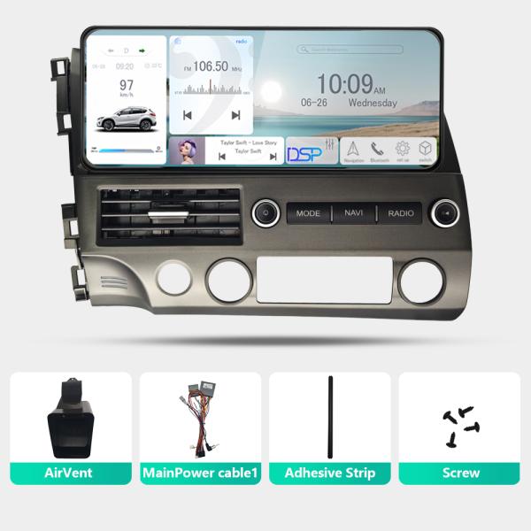 12.3 Inch Android 13 Car Radio for Honda Civic 2008-2011
