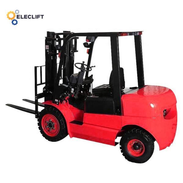 LPG Gas Forklift Four Wheel Forklift Lifting Height 2-6 Metres