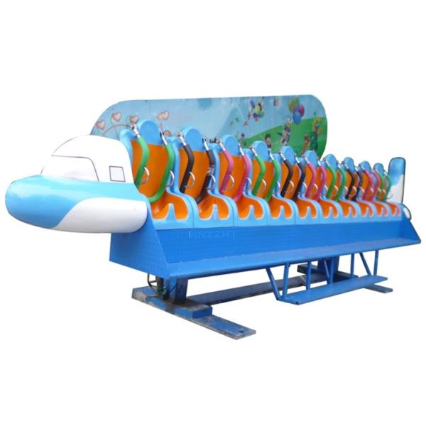 Adjustable Speed Moby Dick Rides , FRP And Steel Material Miami Trip Ride