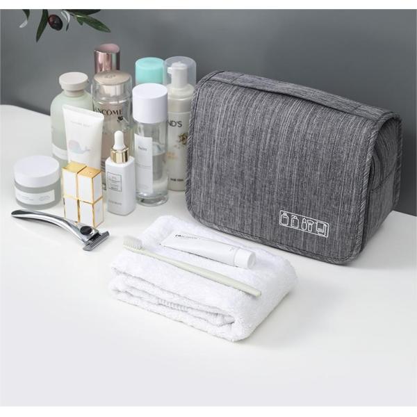 2024 Newest Fashinable Hanging Bathroom Cosmetic Organiser for Wet Dry Travelling