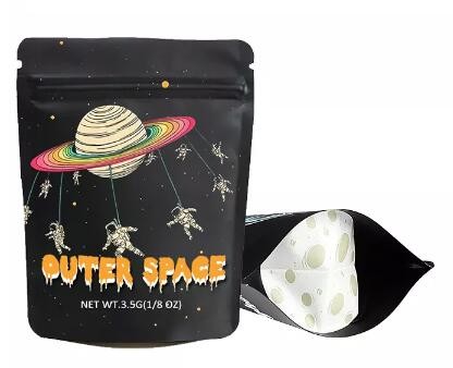 Custom Logo Standu up Plastic packaging proof zipper mylar pouch