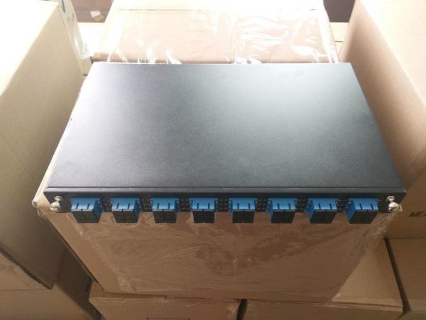 FTTB Network 1U Terminal Optical Fiber Cable 12cores Rack Mounted