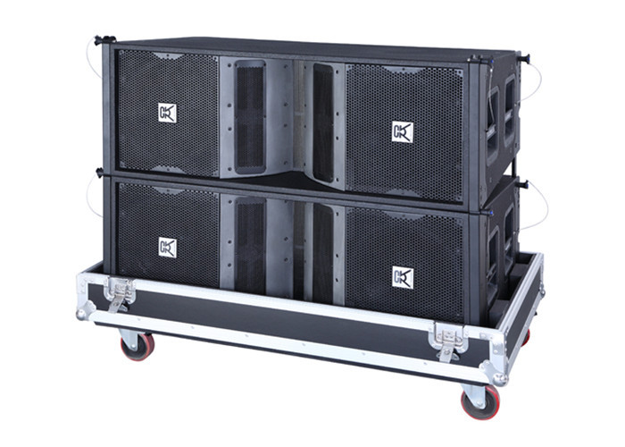 Tour Audio Line Array Speakers Sound System Rental Double 12 Inch