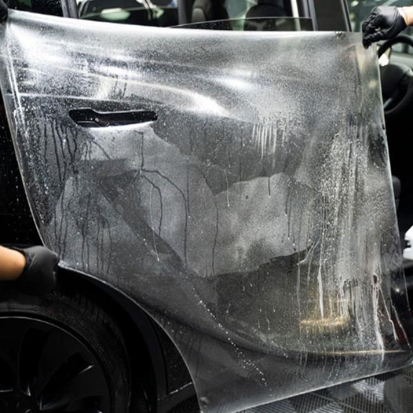 Película de TPU PPF transparente de fácil instalación y antiarañazos 1,52*15m Película de protección de pintura mate