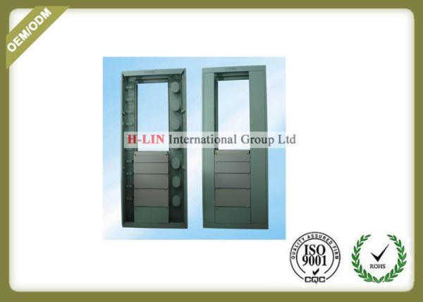 Indoor Optical Telecommunication Distribution Box Cold Rolled Steel Material 576 Cores