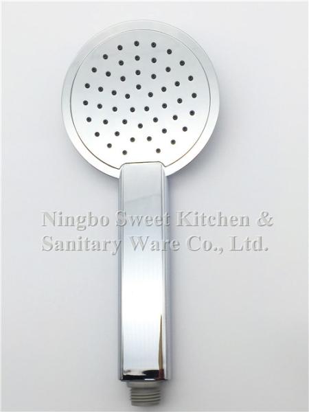 Hot sell Double face single function Chrome plating round shower head hand shower bathroom accessories