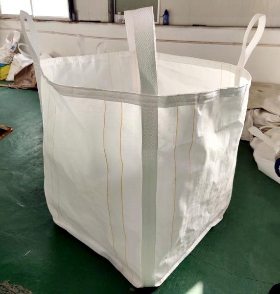 Cross Corner Loop FIBC Big Bag 1000kg 1500kg 2000kg sand bulk big bags For Transport Packing