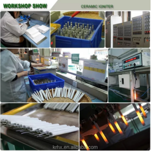 Grill à pellets à base de biomasse de bois / Poêles à chaud en céramique / Kit d'allumage à tube 110/220/230V Puissance 200-300W Température 900-1100C U.W. 57g