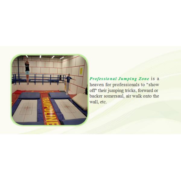 432M2 Colorful Children Trampoline Nation Professional Trampoline Park For Sale