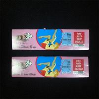 Natural Arabic Gum Smoking Slim Rolling Paper With Gold Stamping And Food Grade Ink