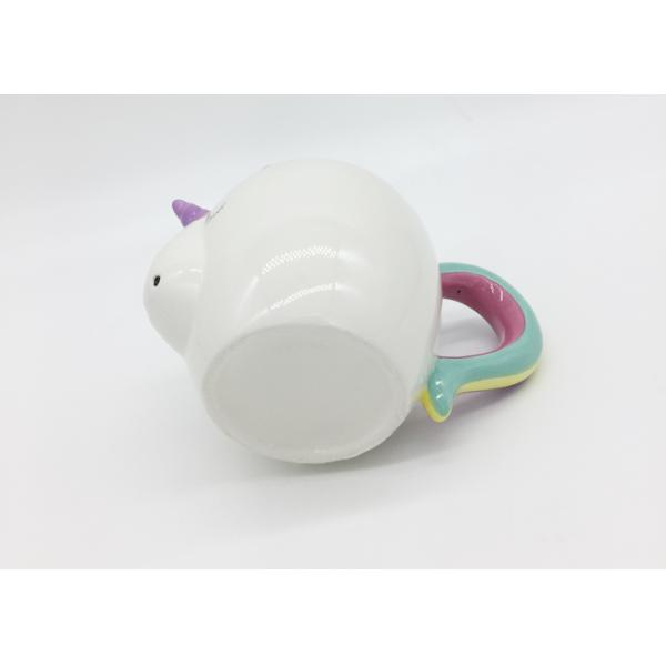 500ml Capacity Ceramic Unicorn Mug , Dolomite Handmade Stoneware Coffee Mugs