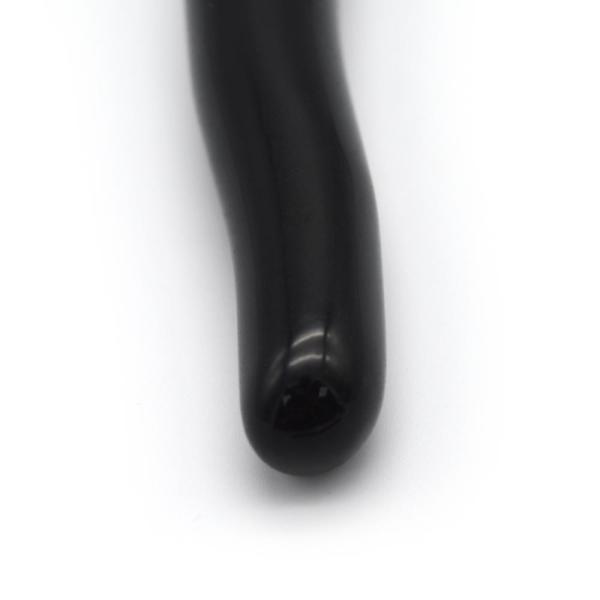 Nature Gemstone Yoni Healing Wands Black Obsidian Curved Massage Wand for Women's Crystal Healing