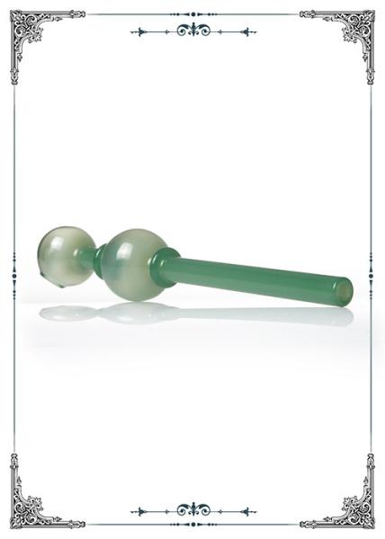 Darken Green Glass oil burner Smoking Water Bong Accessories 14CM Height
