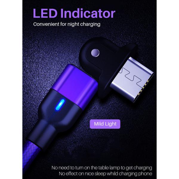 180 Rotation USB Magnetic Data Cable 3A Universal Magnetic Charging Cable