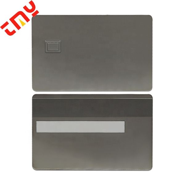 Customized 24K Mirror Gold Visa Blank Metal Credit Card 4442 & 4428 EMV Slot Chip Magnetic Strip