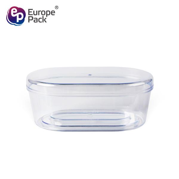 Transparent Plastic Case Cake Candy Discuits Container Dessert Chocolate PS Food Container Packaging