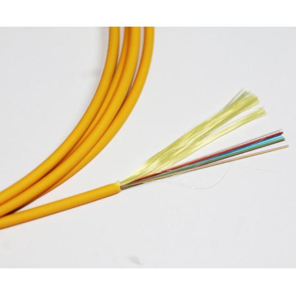 Double Jacketed 4.5mm 12 Fibers Corning Optic Fibre Cables High Performance