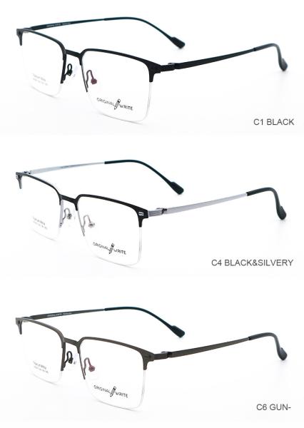 IP Plating Fashionable Full-rim Β Titanium Glasses Frame 66361