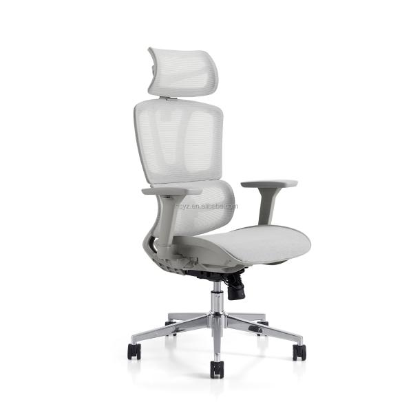 Comfortable High Back Office Executive Chair With 4D Adjustable Armrests