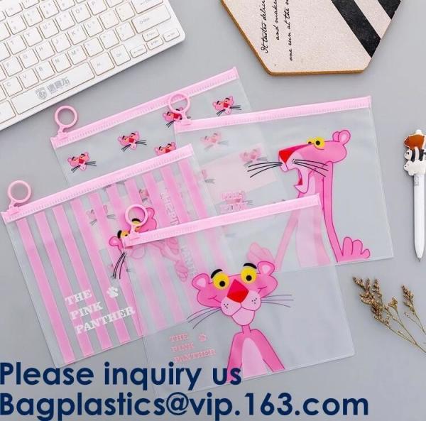 Transparent Clear Slider Zipper Bag Zip lockk Bag For Stationery,Matte Slider Zipper Top Soft Touch PE Polybags Bag