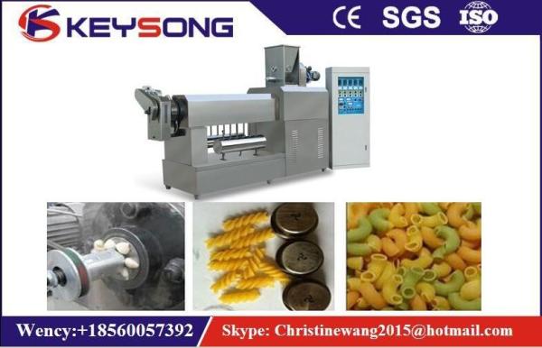 Electric Power Macaroni Pasta Making Machine 380v 70KW Low Energy Consumption