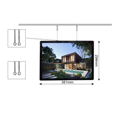 Quadro de caixa de luz de publicidade personalizado com customizabilidade e consumo de energia de 5,76W