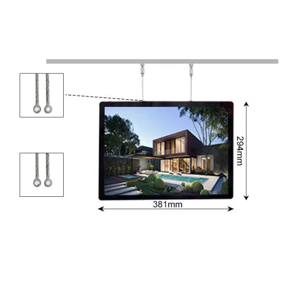 Quadro Acrílico Quadro Fotográfico Slim 3 Anos Garantia Caixa de Luz Publicitária