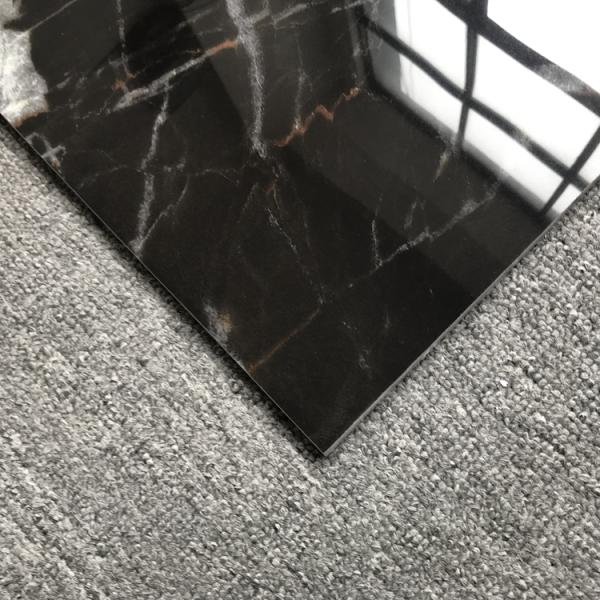 Silky Black and Grey Marble Porcelain Tile The Perfect Addition to Modern Interiors
