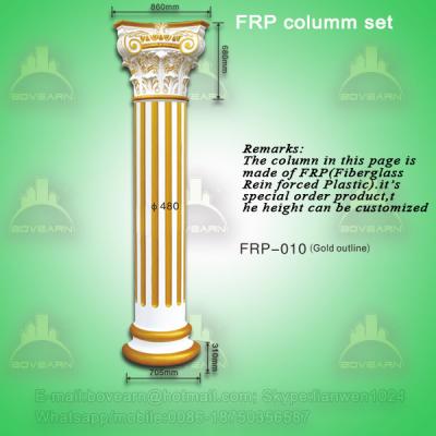 Antique PU roman art pillar column for decoration