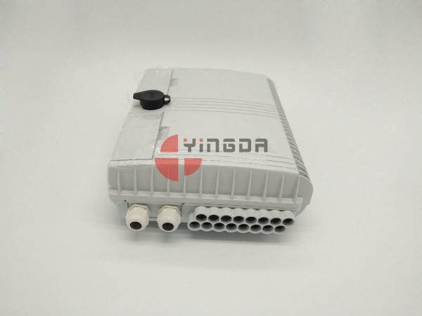 Caixa plástica exterior do divisor 1X16 da caixa IP65 PC+ABS da terminação da fibra ótica do porto do branco 16
