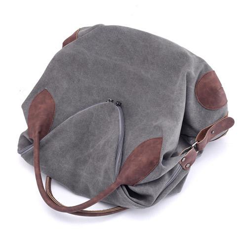 Canvas promotion gifts summer handbag beach bags in mint color