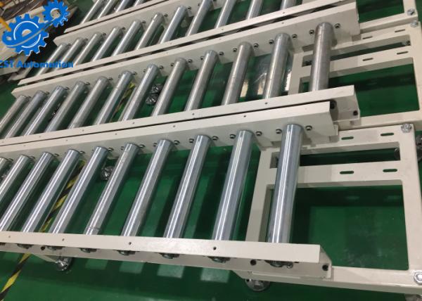 SS304 Roller Automated Conveyor Systems , Industry Production Conveyor Systems
