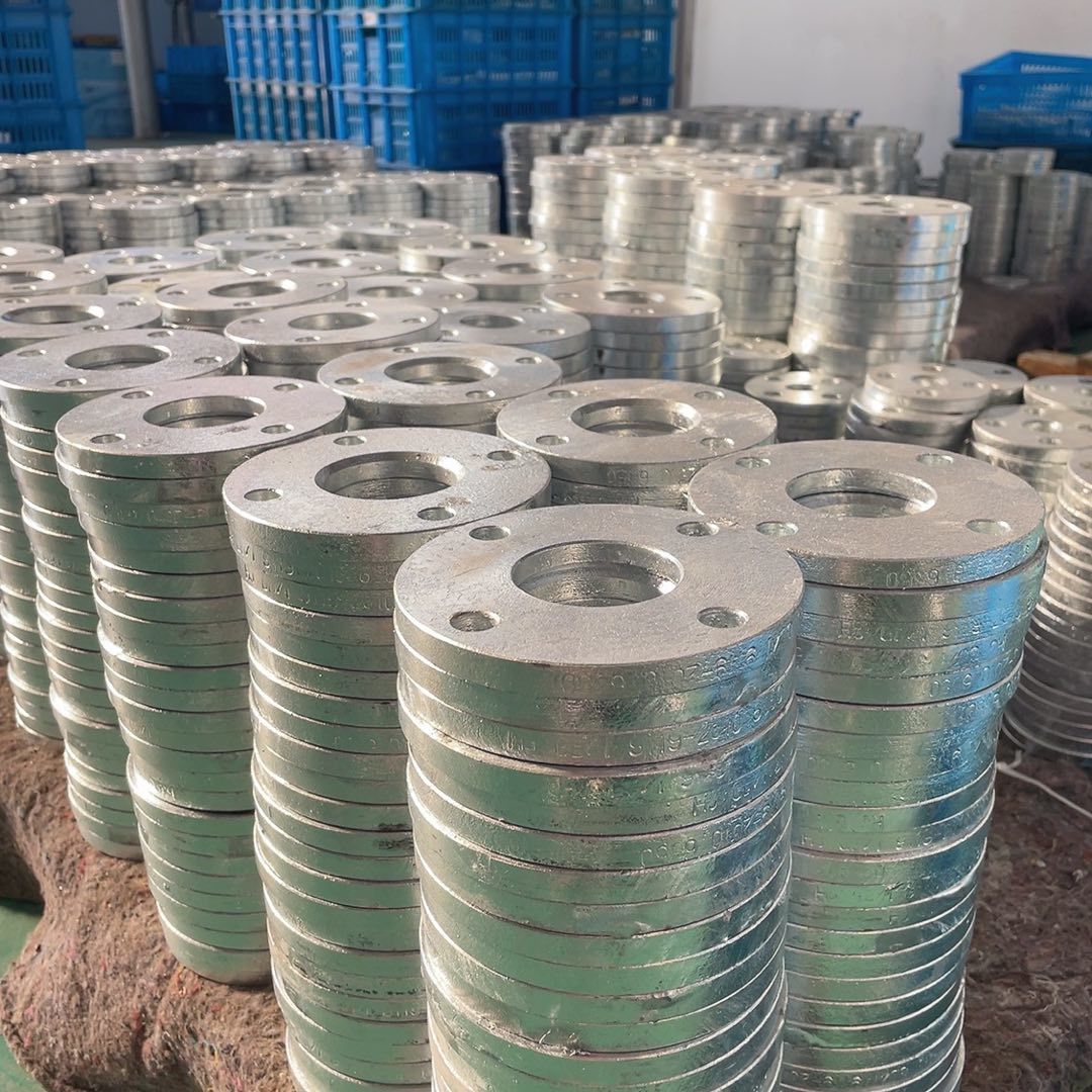 UNS S32750 Super Duplex Forged Flanges, CNC Machined RF ASME B16.5 for Oil/Gas Pipeline