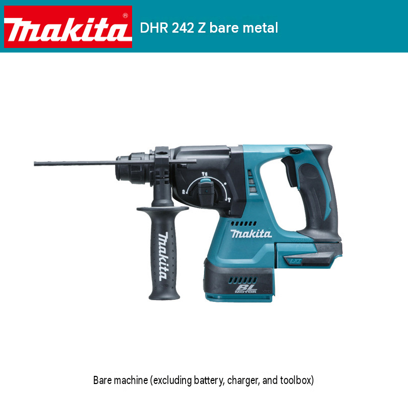 18 Li-ion Brushless Rotary Hammer DHR242z 3-Node SD5-Plus Hammer Dri11 For Concrete Masonry Wood Steel Drilling