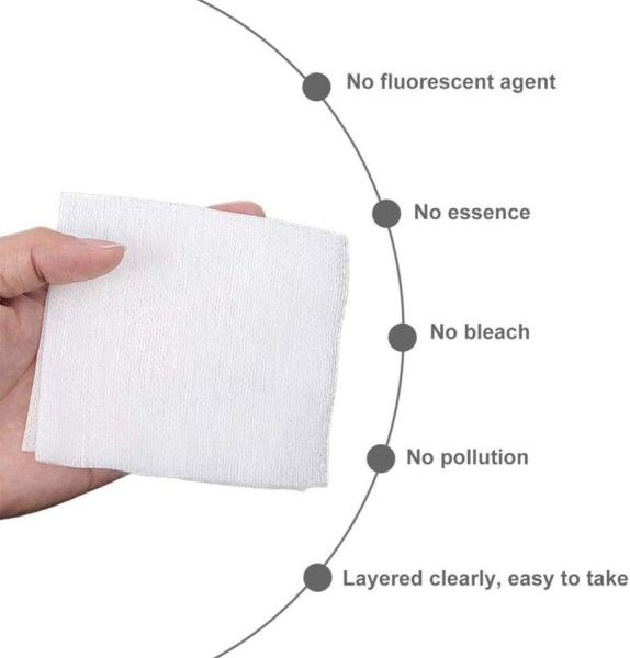 4x4 8x8 16x16 24x24 Square Non Woven Gauze Sponges Esthetic Wipes Square Cotton Filled Non Woven Sponges