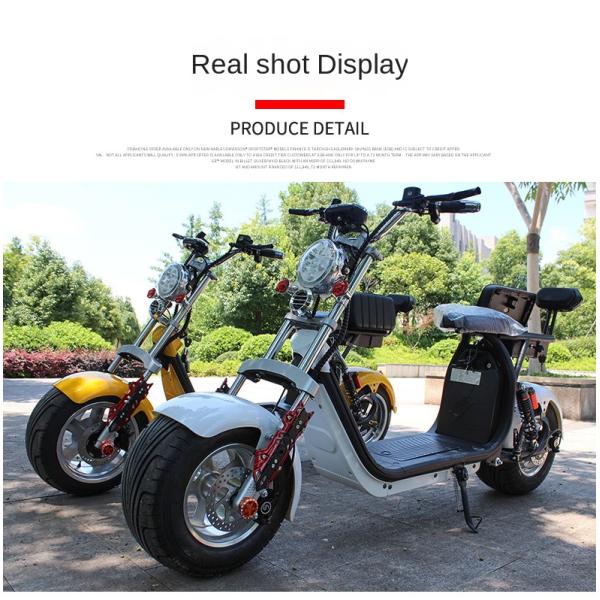 Brushless Controller Electric Two Wheel Waterproof Scooter E Mobility Scooters Made