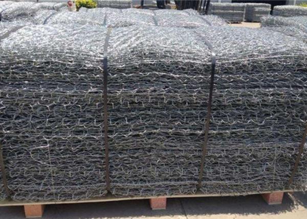 Security Gabion Wire Mesh For Embankment / Dike , Corrosion Resistance
