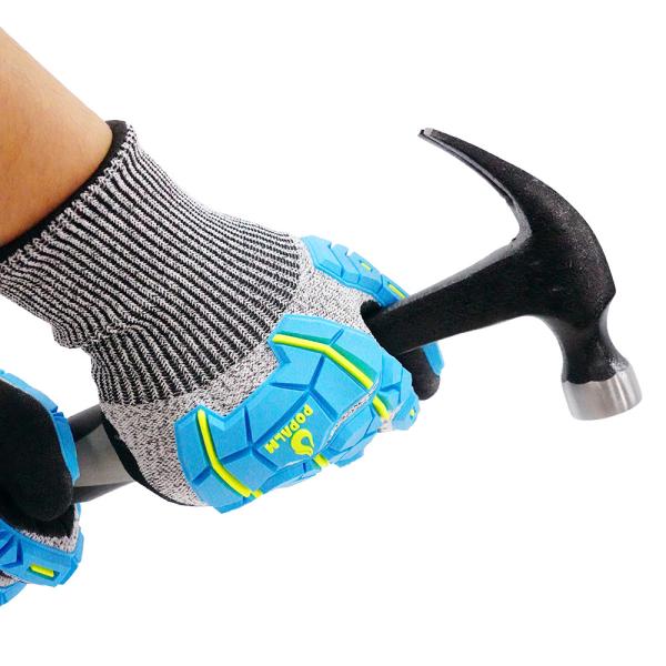 Superior 13 Gauge Cut Proof TPR Safety Gloves Nitrile Coated Oil Industrial Work Gloves For Heavy Duty