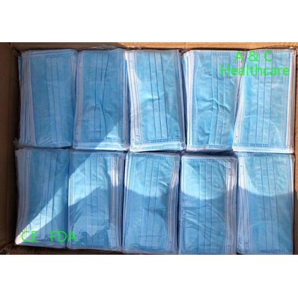 Odorless 4 Ply Anti Dust Disposable Face Mask Mouth Cover Single Use