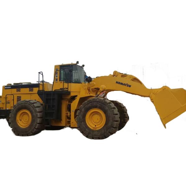 Good Condition Komatsu WA600 Used Wheel Loader with 178/kw Moving Type Wheel