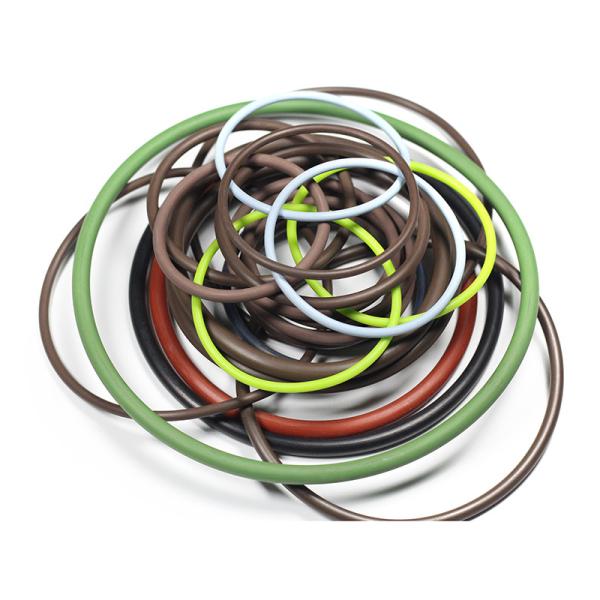 AS568 Metrics JIS O Rings Seal FKM BUNA NBR Coloured Rubber O Rings