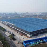 Large Span Prefabricated Steel Warehouse with Fire Retardant Coating