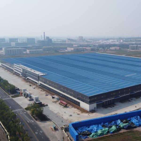 Prefab Steel Structure Warehouse with Q235B Q355B H-Section Frame
