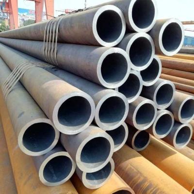 SA106  Round Seamless Steel Tubes Plain Ends Varnish Standarded