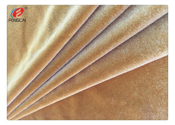 Customized Shiny Crushed Spandex Velvet Fabric For Garment Dress