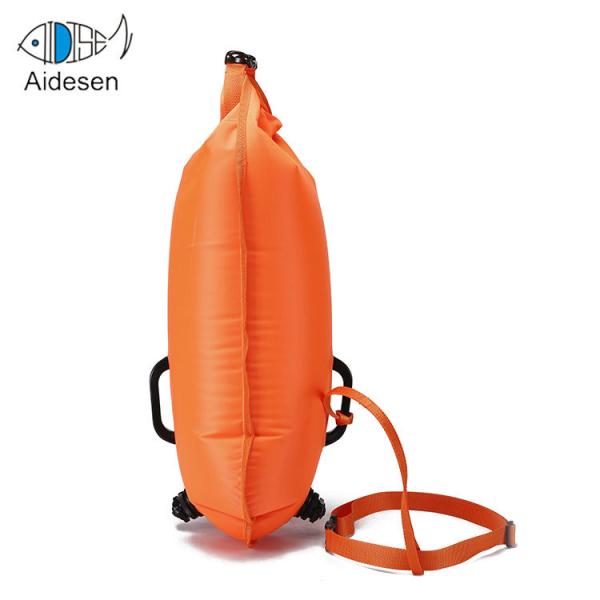 Custom Float Safety  Swim Tow Buoy Dry Bag For Open Water Swimming